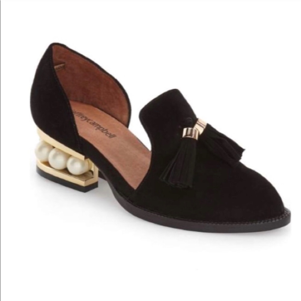 Reposhing Jeffrey Campbell beaded heel shoes.